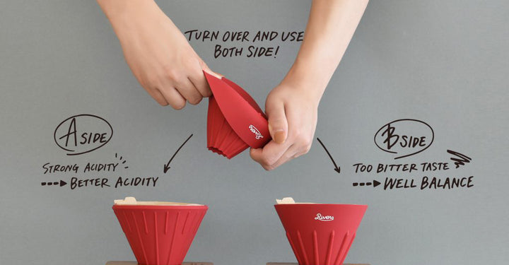 Rivers Cave Reversible Coffee Pour Over with Pond Holder