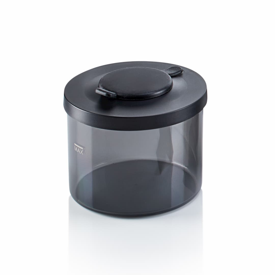 replacement coffee grounds storage container for Barista and Co electric grinder