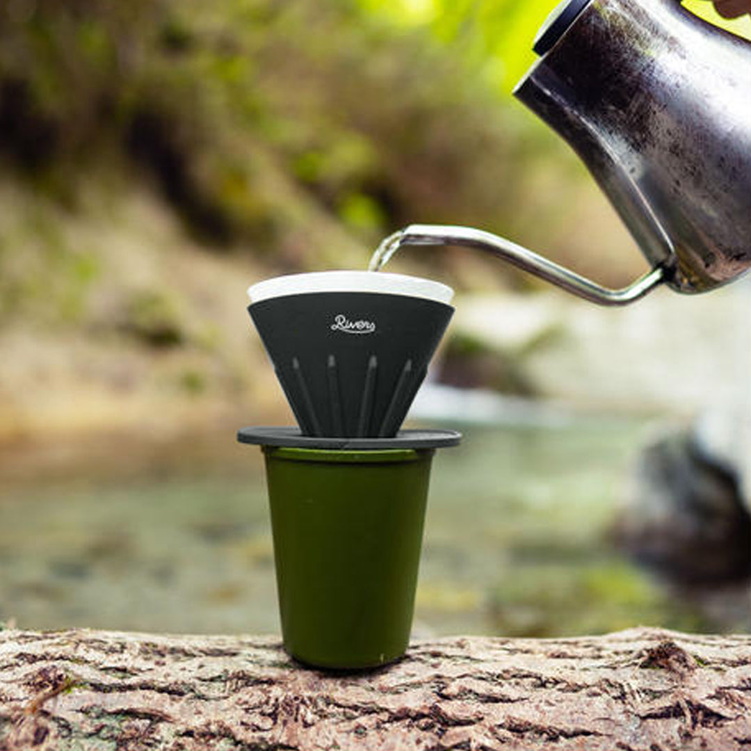 Rivers Cave Reversible Coffee Pour Over with Pond Holder