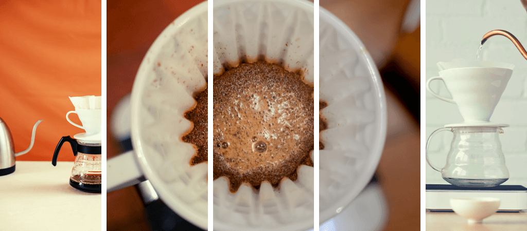 single origin medium fine grind size coffee for pour over