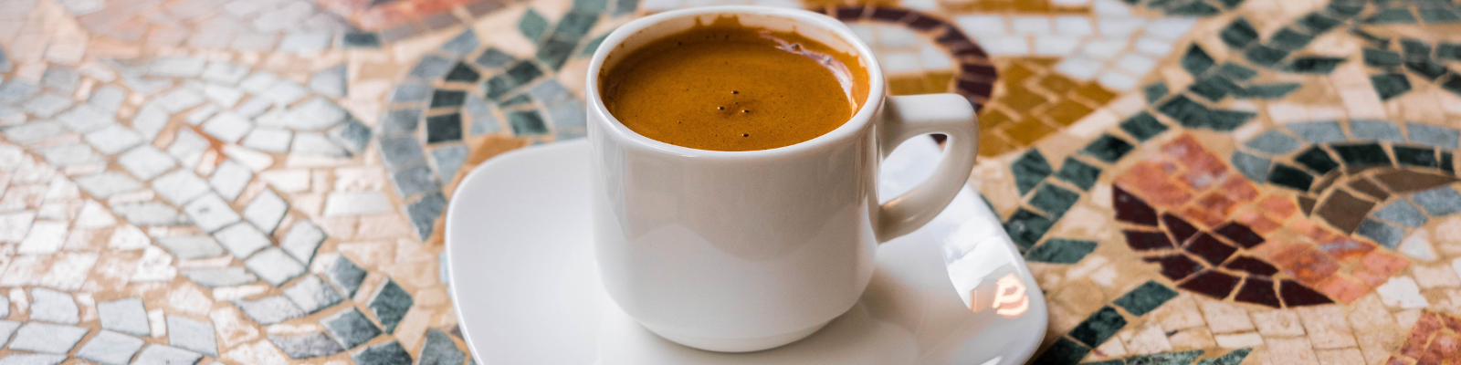 fresh cup of coffee relaxing in the bed