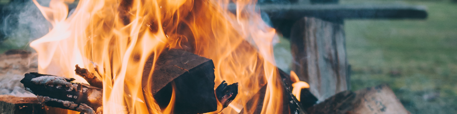 camping fire to boil water to make coffee