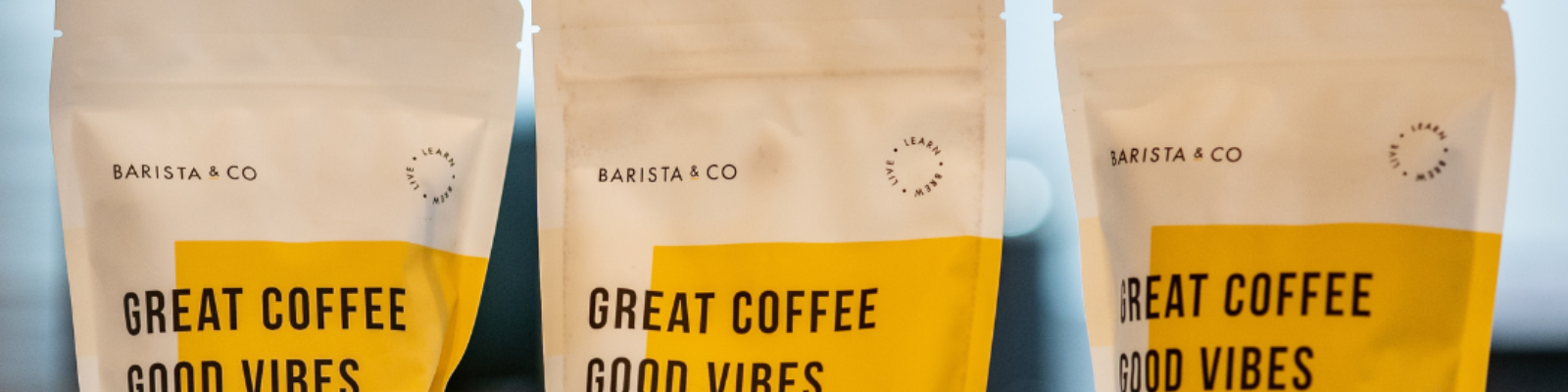 three bags of coffee