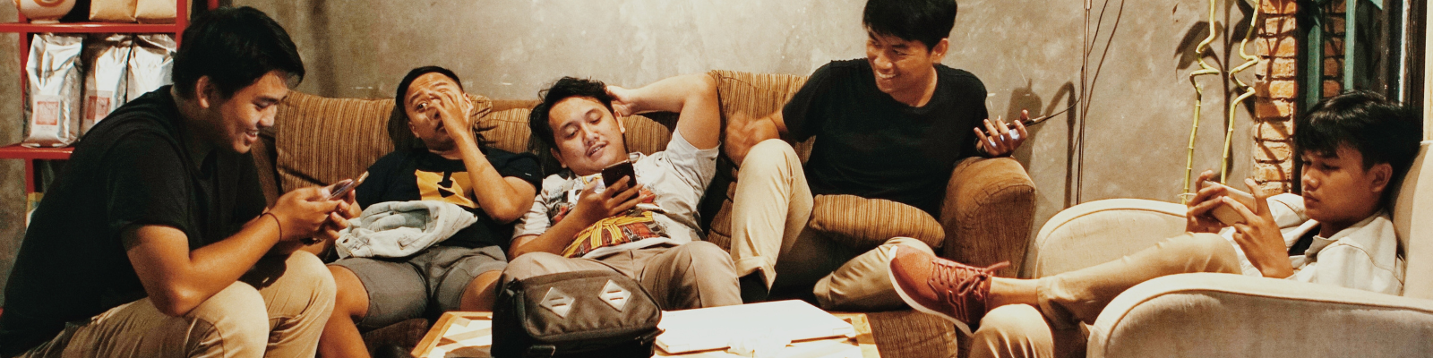 Drinking fresh coffee to help you destress